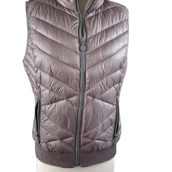 Bernardo Jackets & Blazers - Bernardo Women's Puffer Quilted Vest - Dark lavender - Size Petite Small